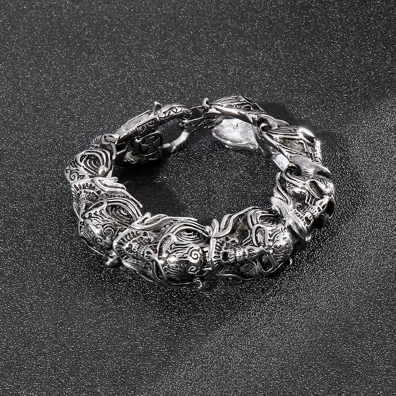 Fongten Gothic 20cm Bracelet f - Gothic Skull Ring 리뷰 및 가격