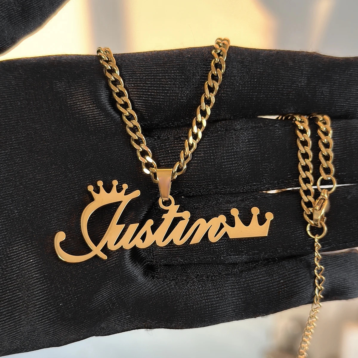 Customized Name Necklace Brace - Engraved Name Necklace 리뷰 및 가격