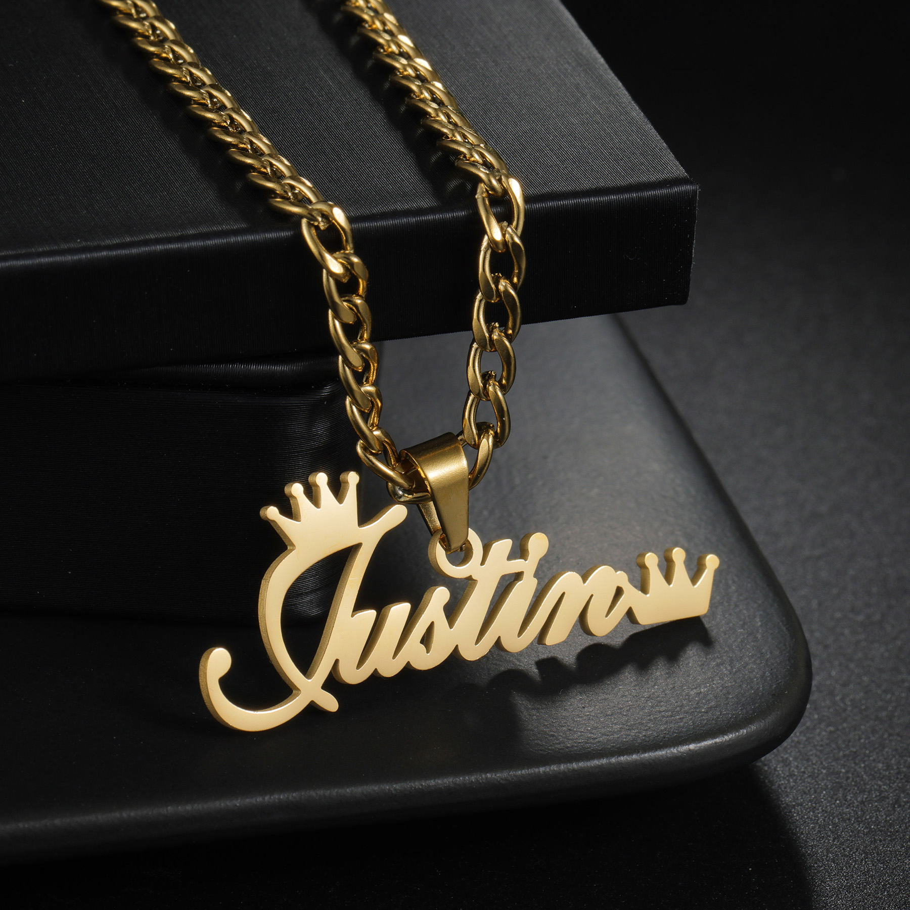 Customized Name Necklace Brace - Engraved Name Necklace 리뷰 및 가격