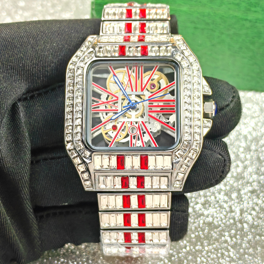 Hollow Luxury Bling Quartz Wri - Jewelry Watches Brands 리뷰 및 가격