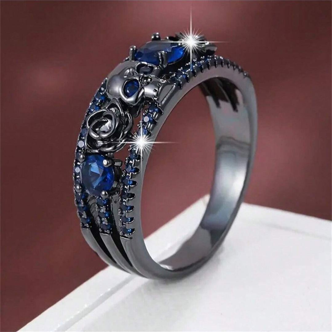 Punk Gun Black Color Women's Z - Gothic Skull Ring 리뷰 및 가격