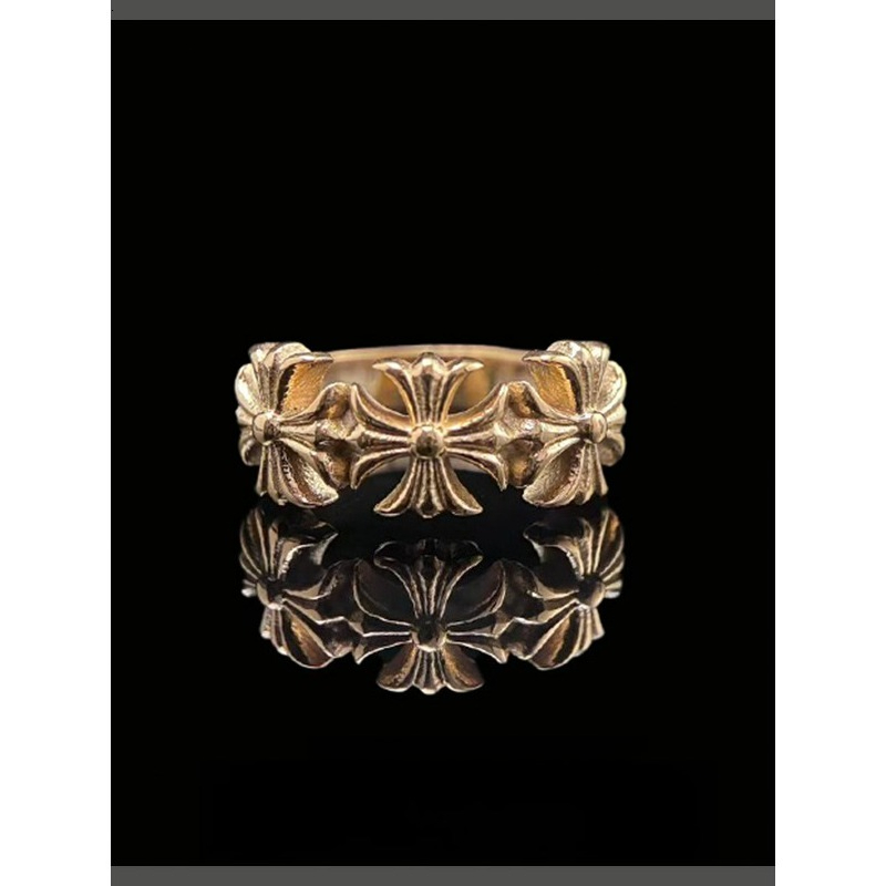 Retro CH Single Cross Flower T - Titanium Steel Ring 리뷰 및 가격