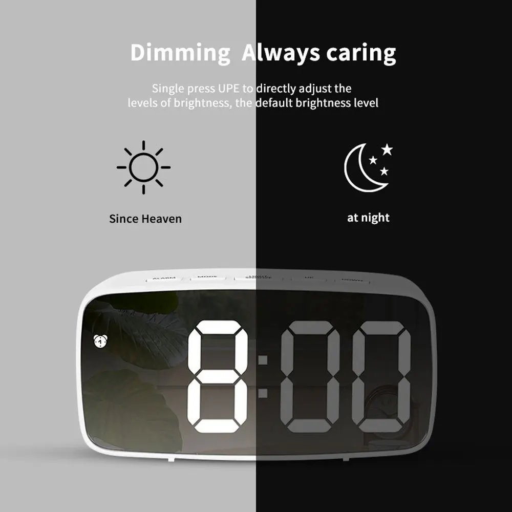 Acrylic Mirror Alarm Clock Ele - Moments Watches & Jewelry Vaughan Mills 리뷰 및 가격