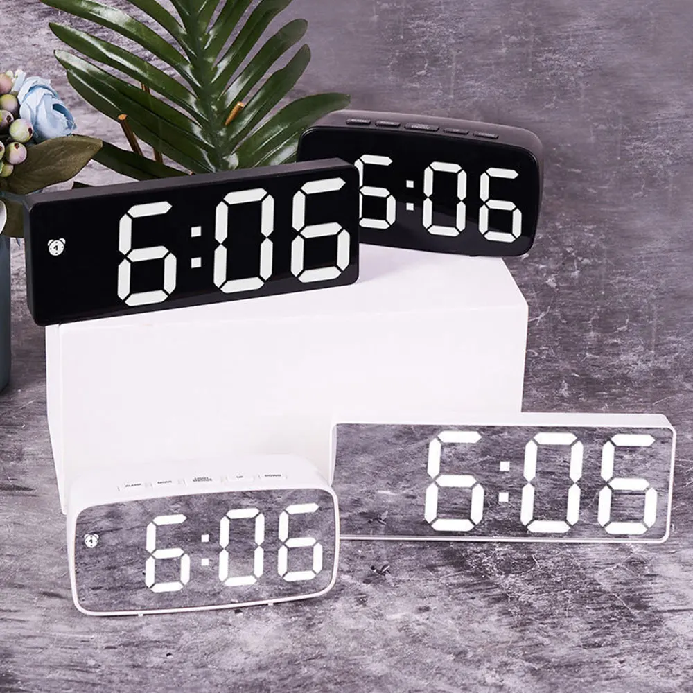 Acrylic Mirror Alarm Clock Ele - Moments Watches & Jewelry Vaughan Mills 리뷰 및 가격