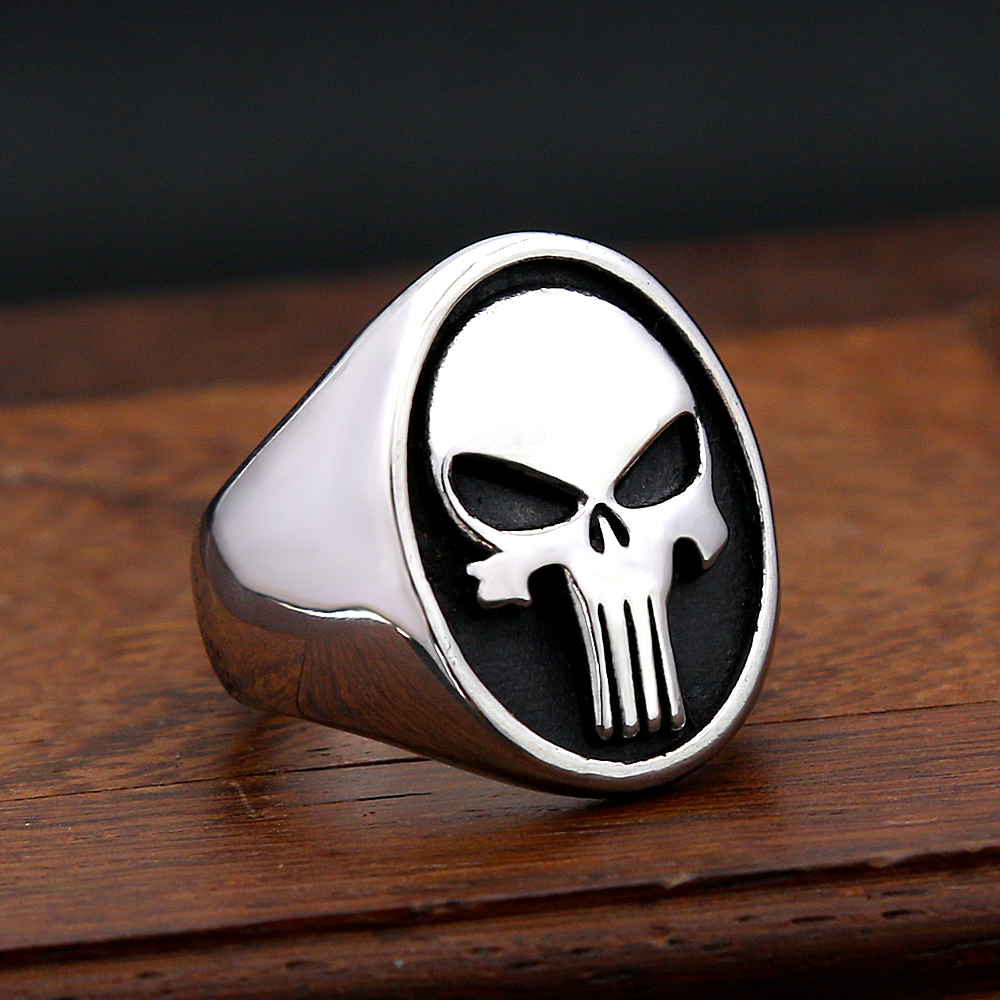 Fashion Punk Skull Rings Stain - Gothic Skull Ring 리뷰 및 가격