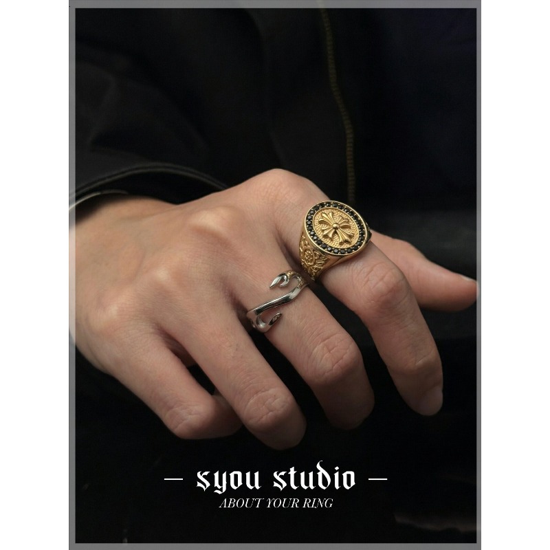 Full Diamond Cross Iris Titani - Titanium Steel Ring 리뷰 및 가격