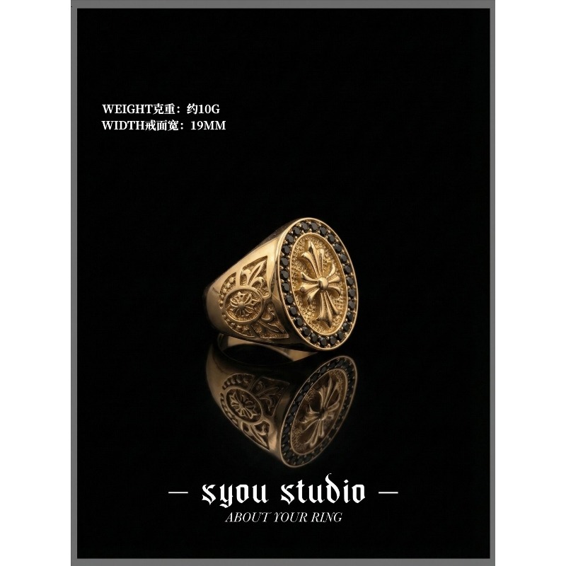 Full Diamond Cross Iris Titani - Titanium Steel Ring 리뷰 및 가격
