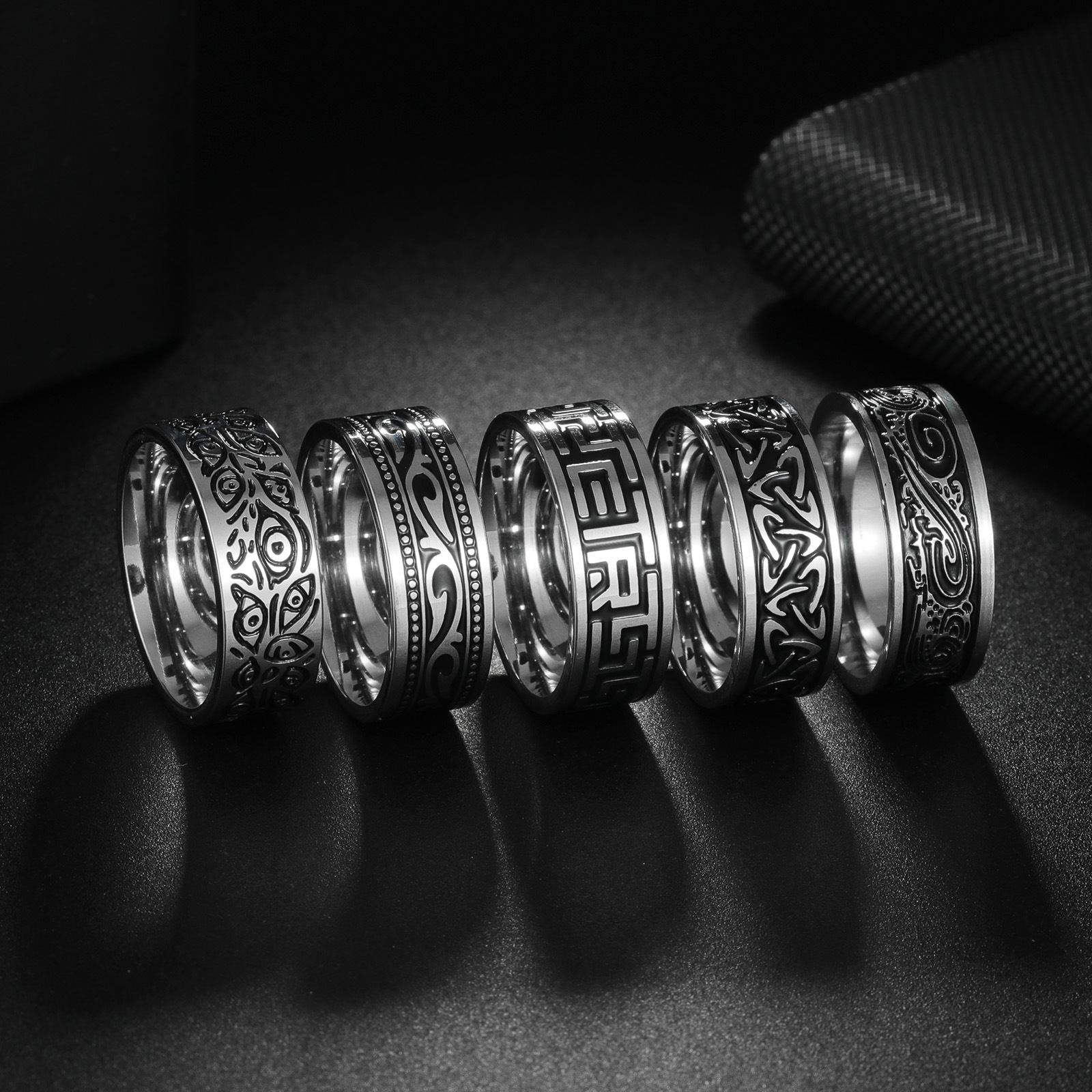 Retro Titanium Steel Ring With - Titanium Steel Ring 리뷰 및 가격