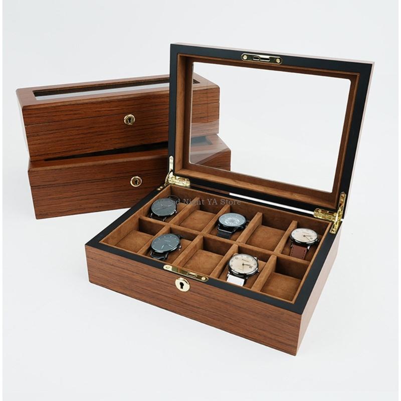  Elegant Wooden Watch Box With - Jewelry Box That Holds Watches 리뷰 및 가격