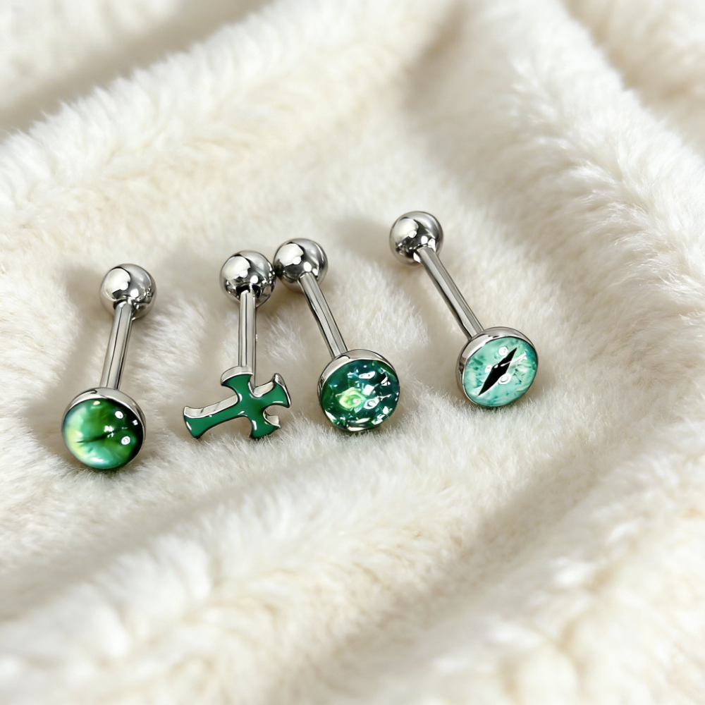 1Pc High-Quality Trendy Green  - Titanium Steel Ring 리뷰 및 가격