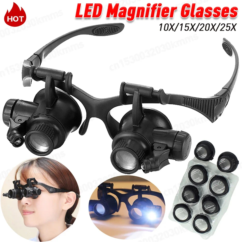 10-25X Head-Worn Magnifier wit - Jewelry Repair & Watches Reviews 리뷰 및 가격