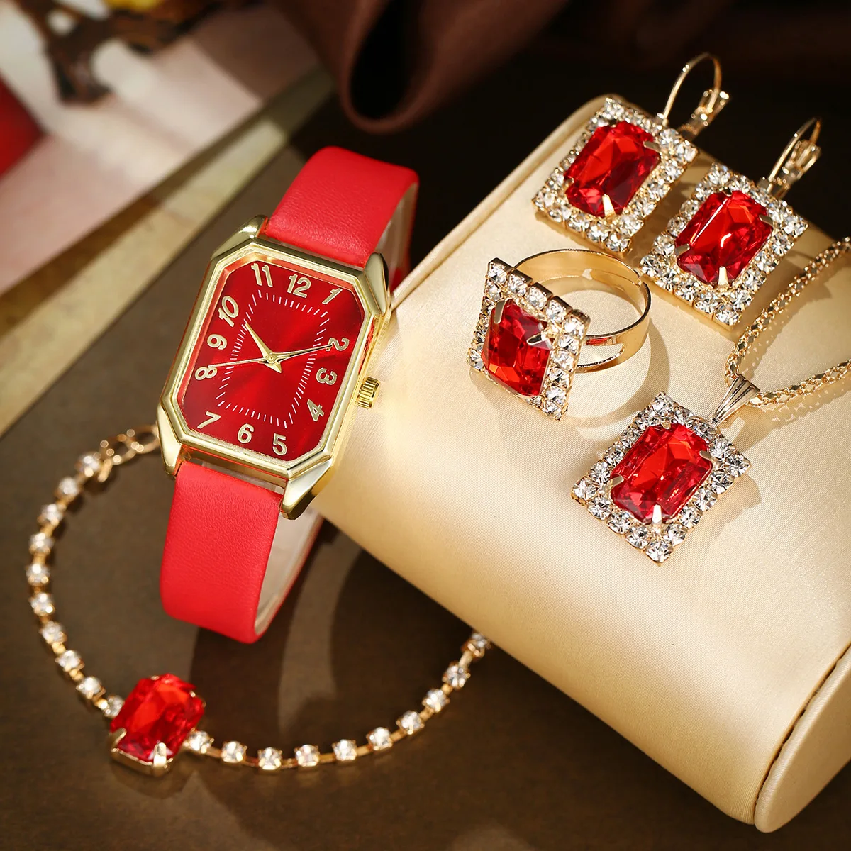 6/5/1PCS Luxury Fashion Square - Jewelry Watches Brands 리뷰 및 가격