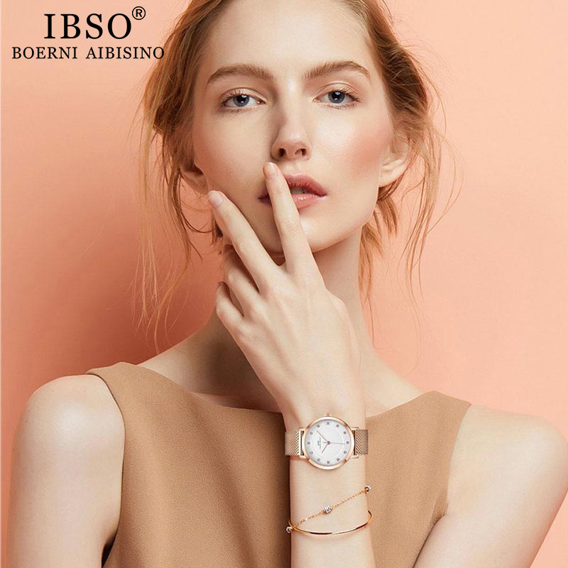 IBSO Brand Women Rose Gold Wat - Jewelry Watches Brands 리뷰 및 가격
