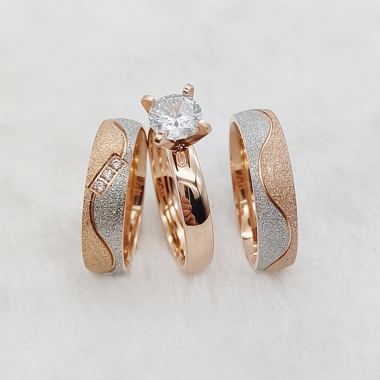 Proposal 3pcs Marriage Promise - Titanium Steel Ring 리뷰 및 가격