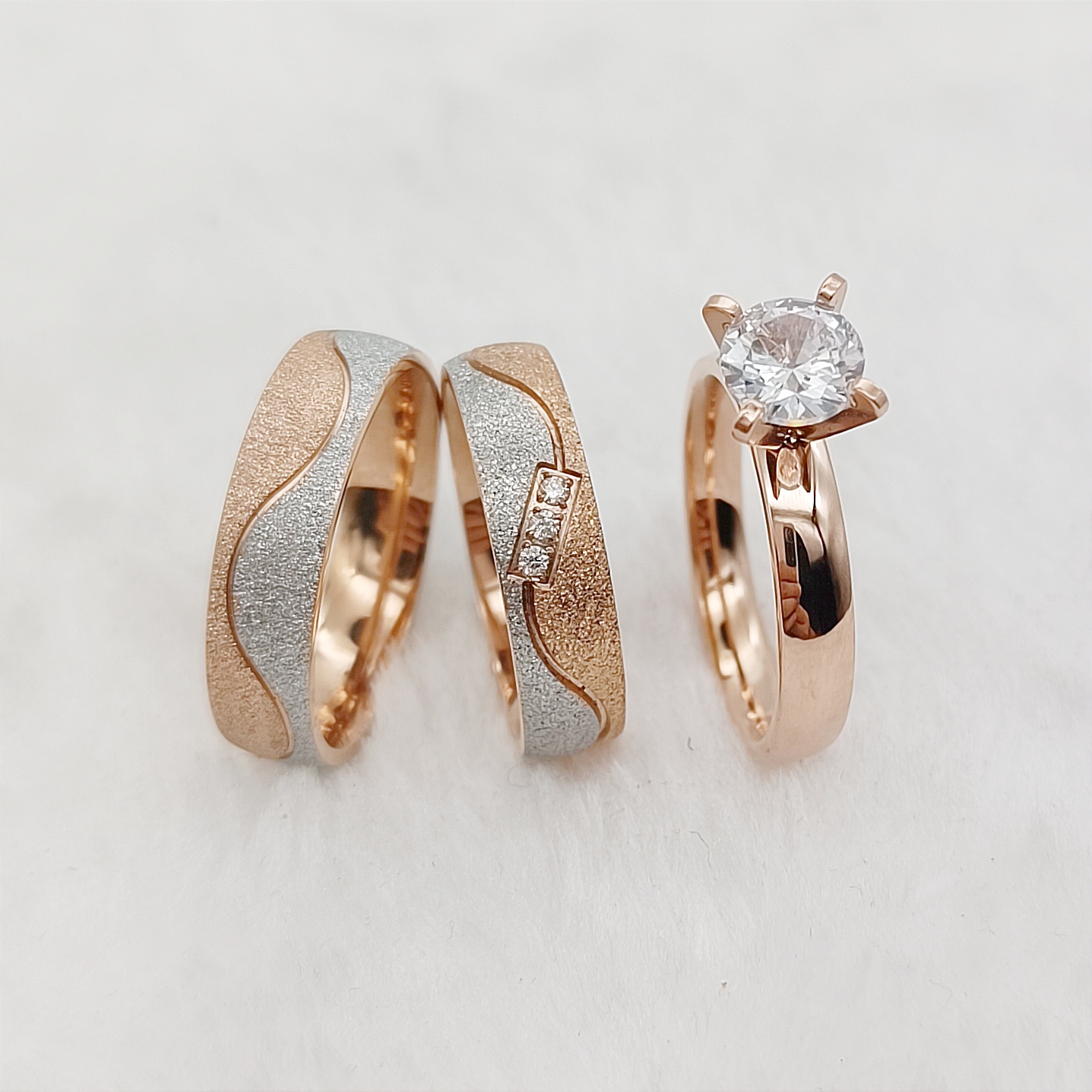 Proposal 3pcs Marriage Promise - Titanium Steel Ring 리뷰 및 가격