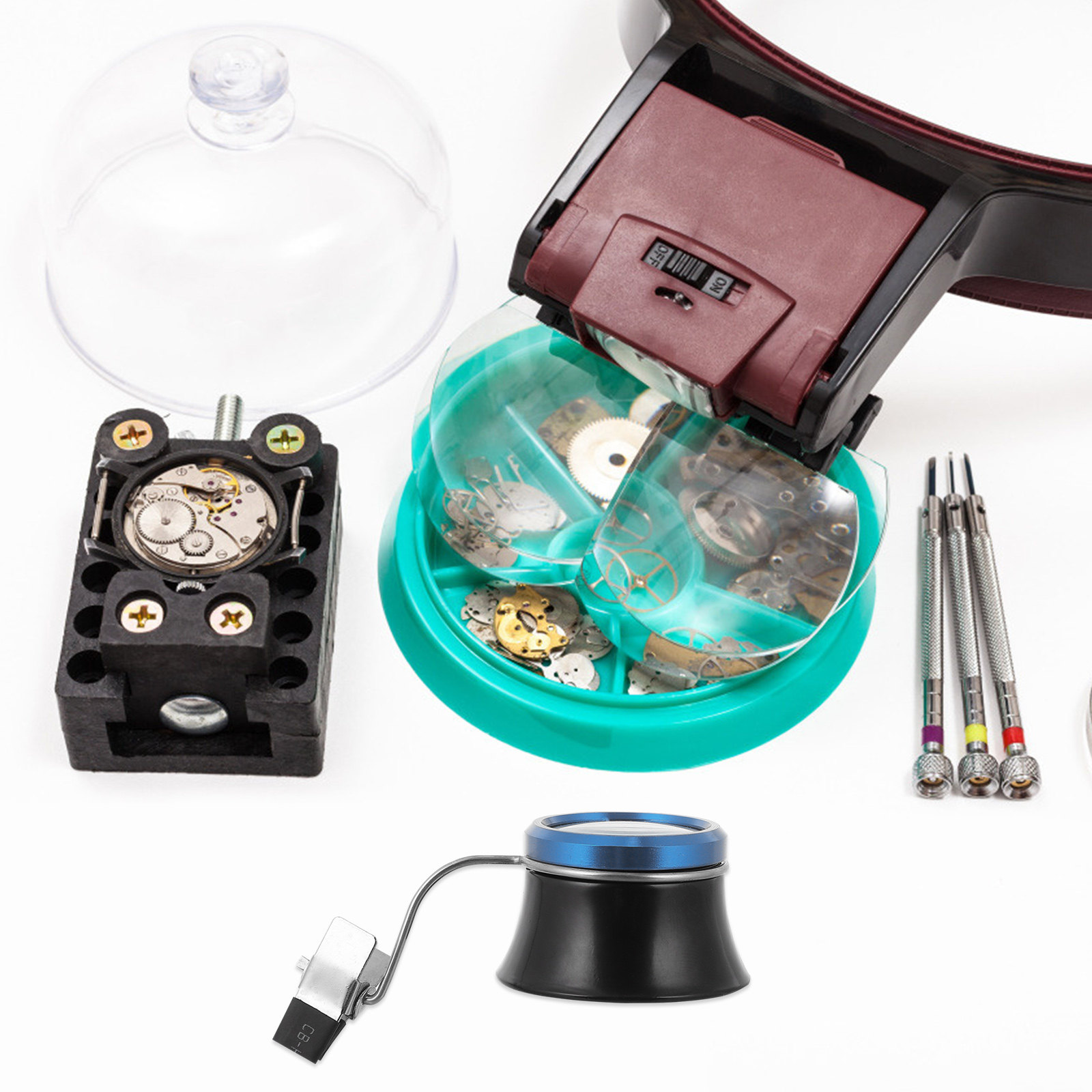 Watchmaker Clip-on Glasses Lou - Jewels On Watches 리뷰 및 가격