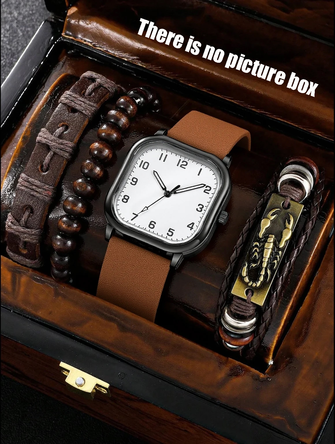 No gift box; men's leather str - Jewelry For Watches 리뷰 및 가격