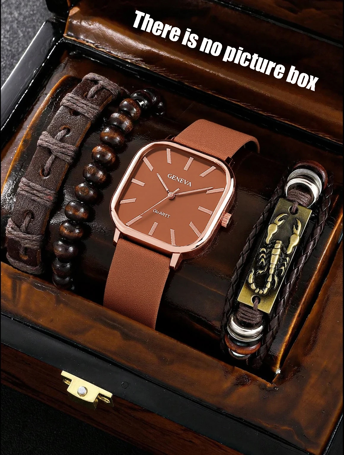 No gift box; men's leather str - Jewelry For Watches 리뷰 및 가격