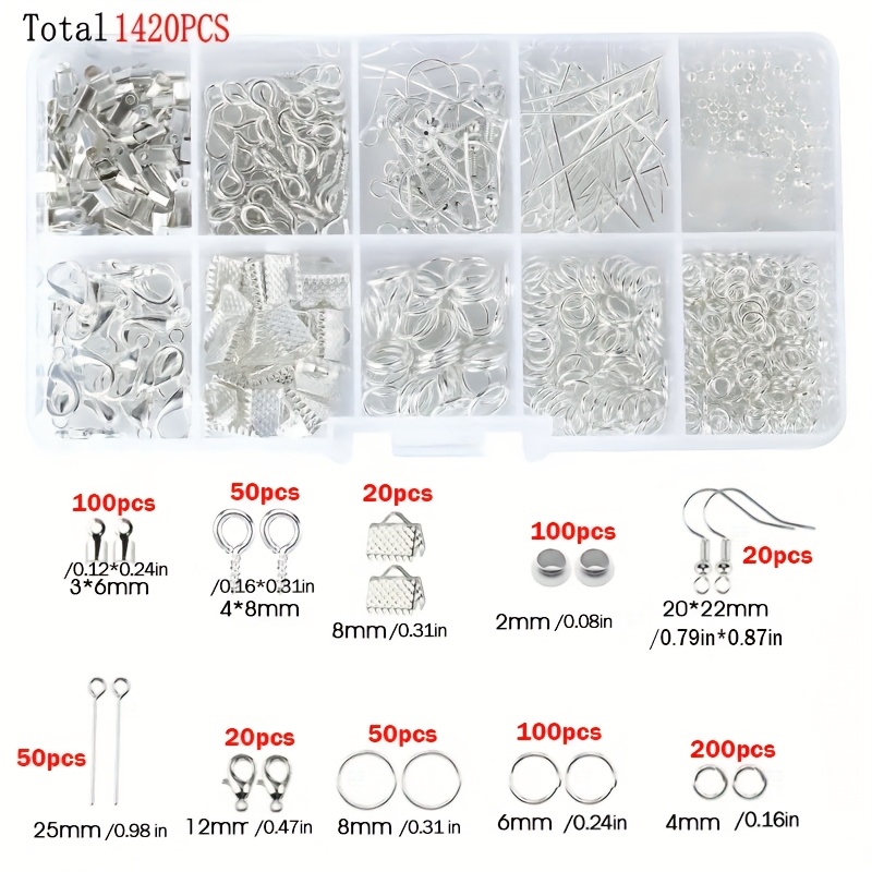 1420pcs 1box Jewelry Findings  - Jewelry Repair & Watches Reviews 리뷰 및 가격