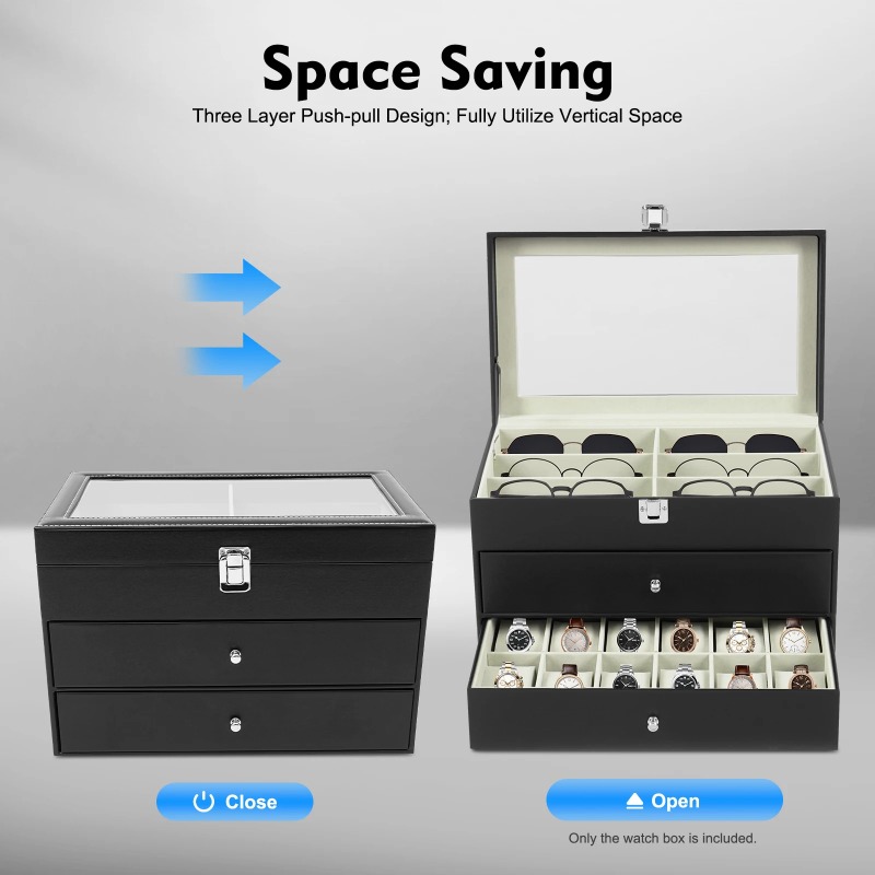 for Hold Glasses Watches Jewel - Jewelry Box That Holds Watches 리뷰 및 가격