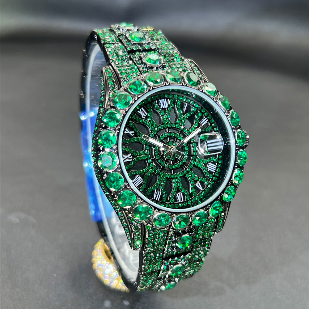 Green Diamond Watch For Men Br - Jewelry Watches Brands 리뷰 및 가격