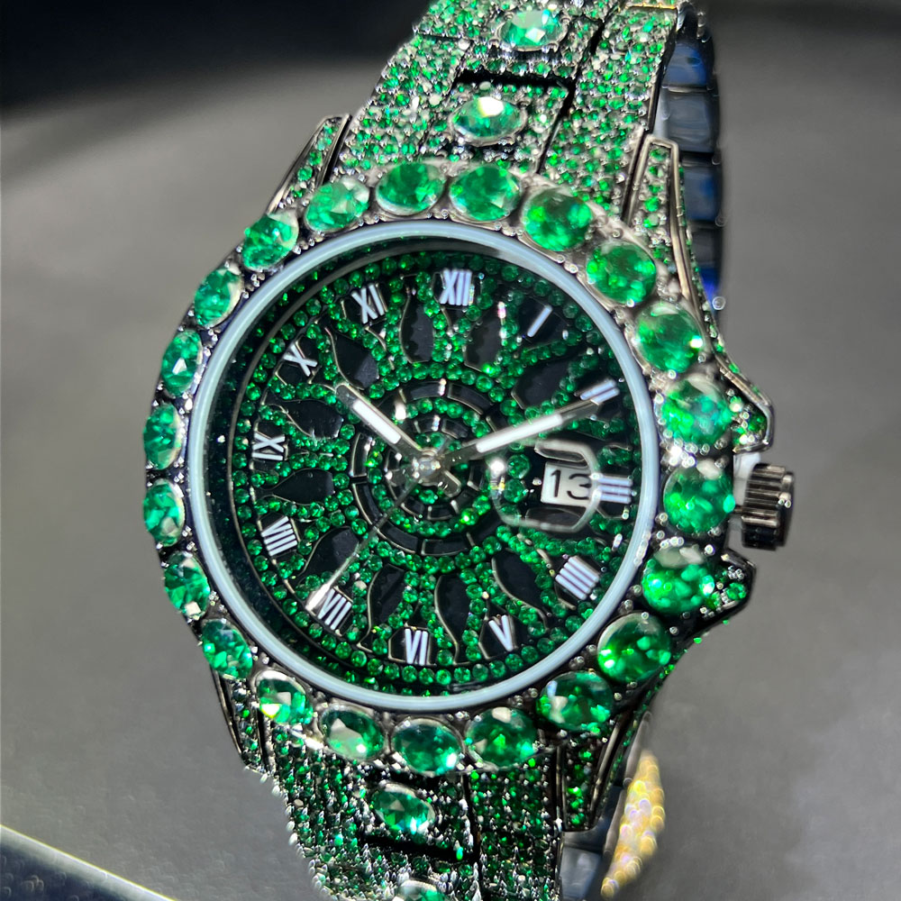 Green Diamond Watch For Men Br - Jewelry Watches Brands 리뷰 및 가격