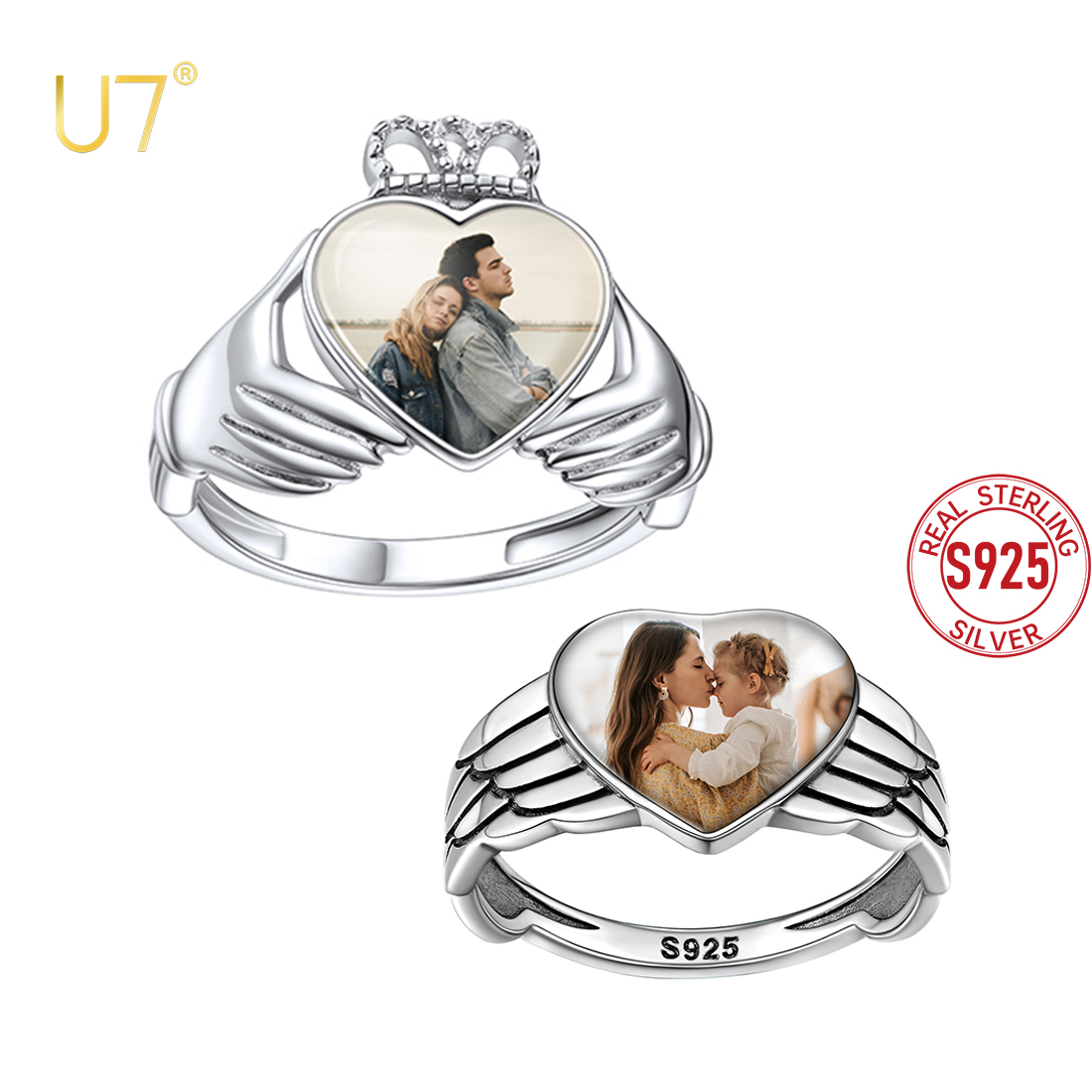 U7 Custom Photo Rings for Woma - Statement Cocktail Ring 리뷰 및 가격