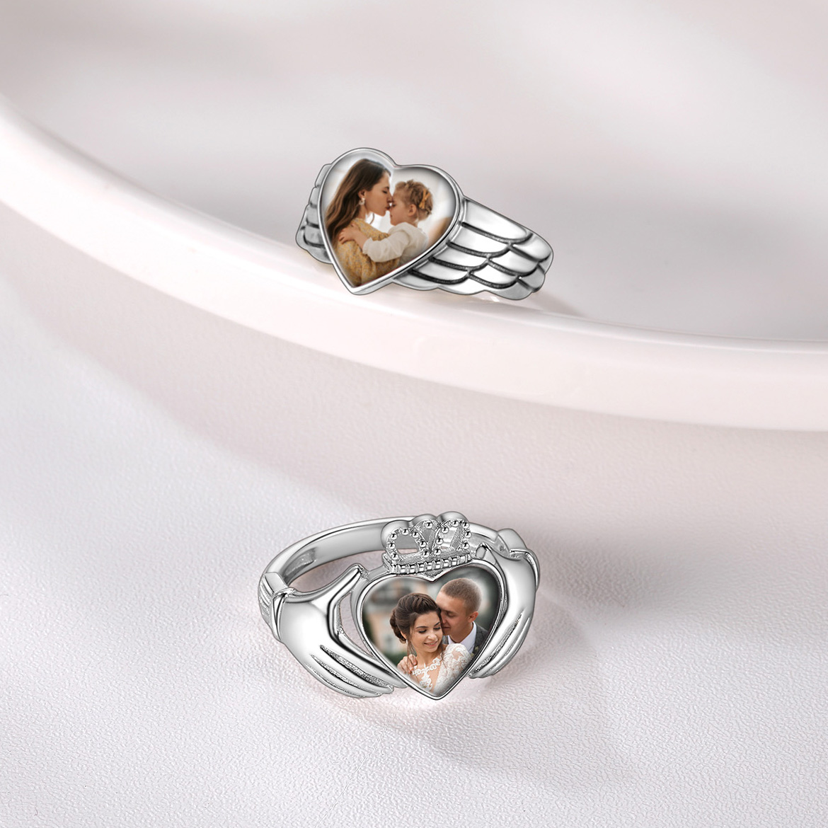 U7 Custom Photo Rings for Woma - Statement Cocktail Ring 리뷰 및 가격