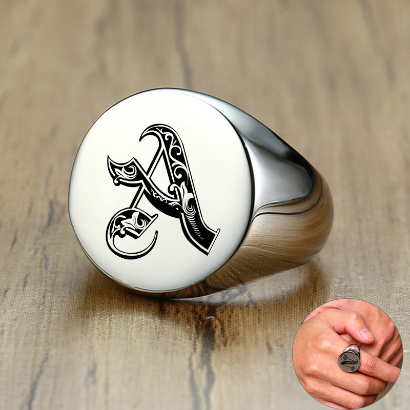 Vnox Stylish Pattern Font Init - Statement Cocktail Ring 리뷰 및 가격