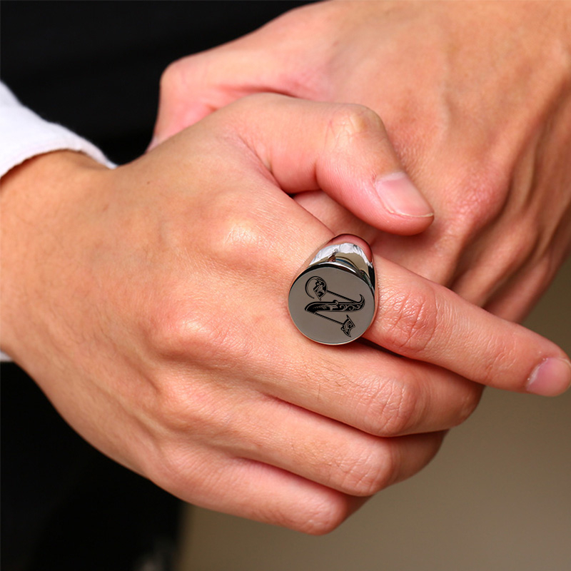 Vnox Stylish Pattern Font Init - Statement Cocktail Ring 리뷰 및 가격