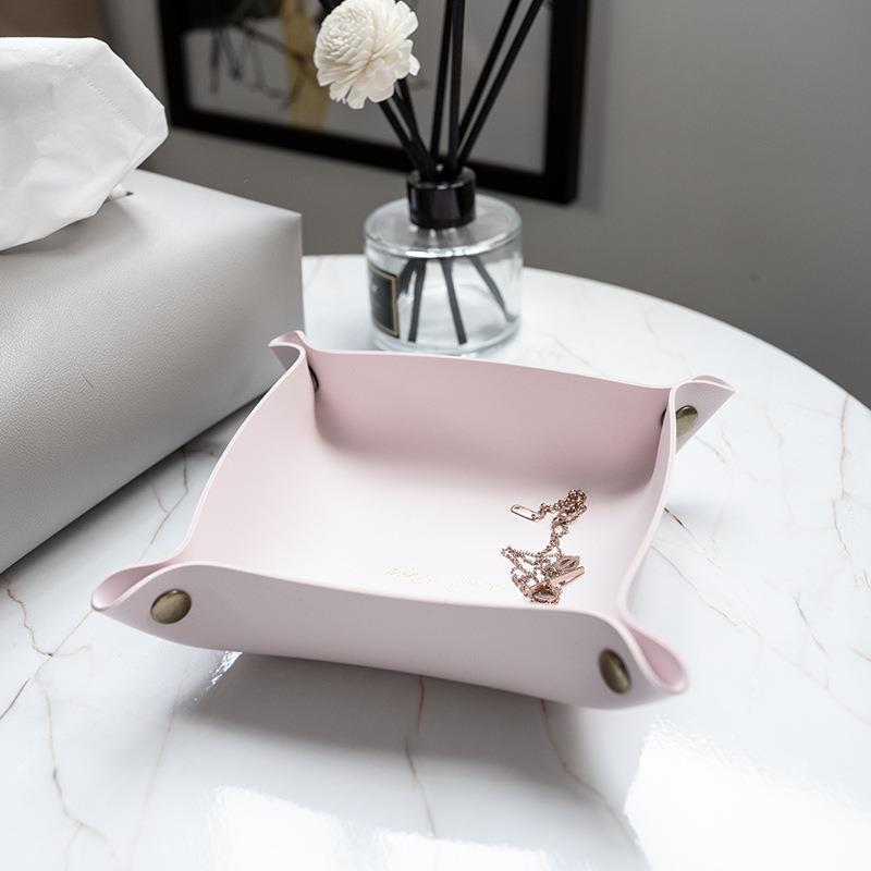 Multi-Purpose PU Leather Desk  - Jewelry Essentials Watches 리뷰 및 가격