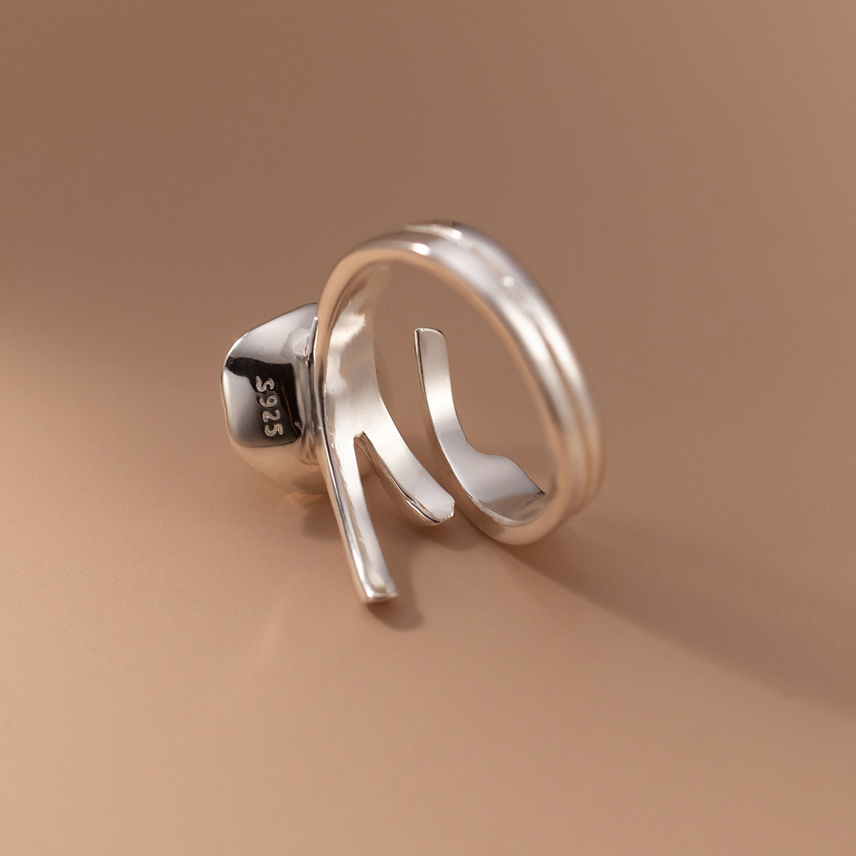 925 Sterling Silver Pearl Irre - Statement Cocktail Ring 리뷰 및 가격