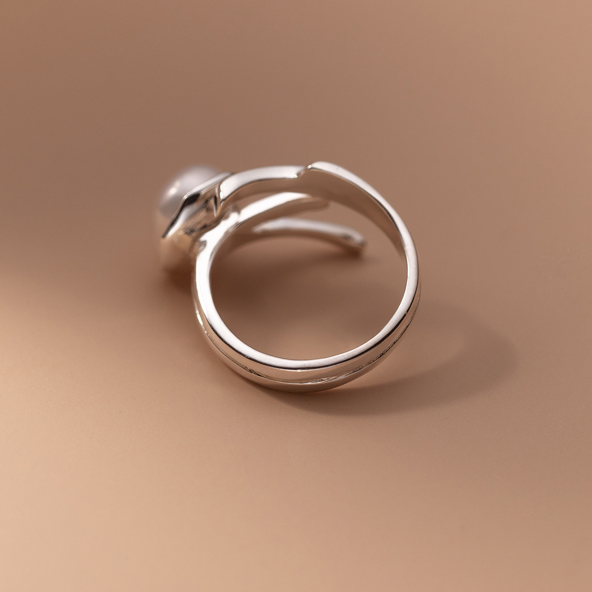 925 Sterling Silver Pearl Irre - Statement Cocktail Ring 리뷰 및 가격